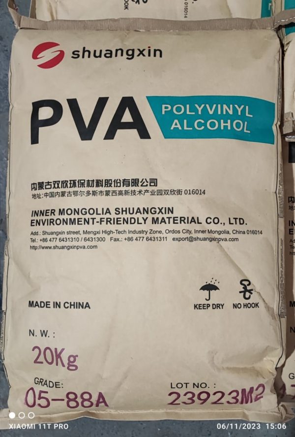 PVA 05 – 88A , Polyvinyl alcohol 05-88A , KEO PVA 05-88A